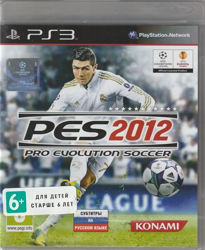 игра Pro Evolution Soccer 2012 (PlayStation 3, Русские субтитры)