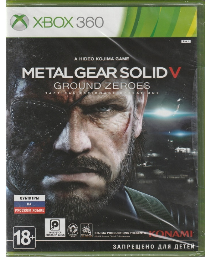 игра Metal Gear Solid V Ground Zeroes Русская Версия (Xbox 360)