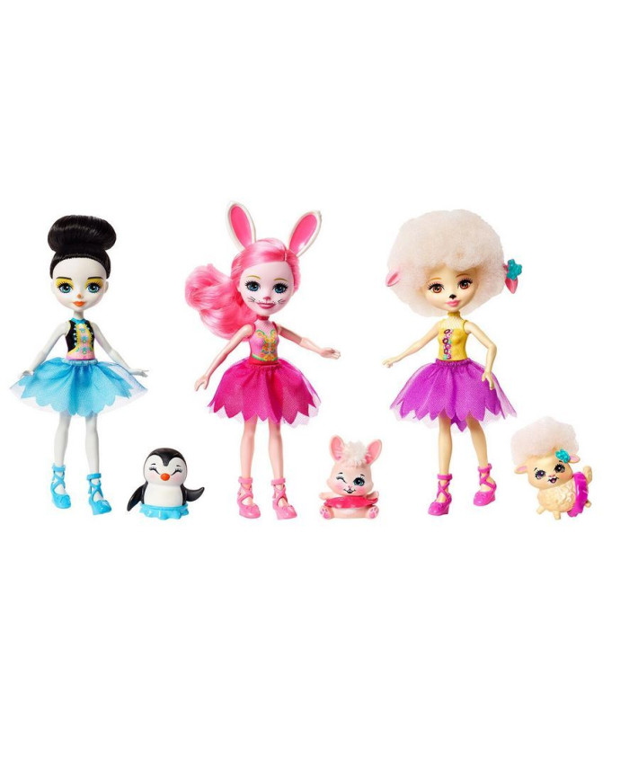 Набор игровой Enchantimals 3предмета Волшебные балерины FRH55