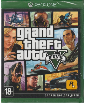 игра Grand Theft Auto V  Русская обложка (Xbox One)