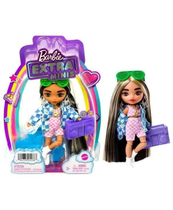 Кукла Barbie Экстра Minis в клетчатом жакете HGP64