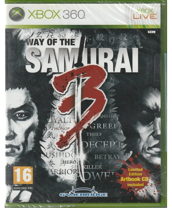 игра Way of the Samurai 3 Limited Edition (Xbox 360, Английский язык)