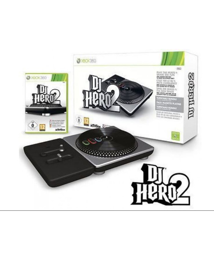 игра DJ Hero 2 Turntable Bundle (Пульт + Игра DJ Hero 2) (Xbox 360)