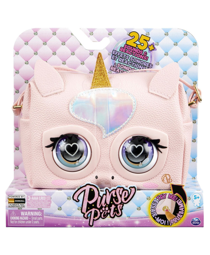 Сумочка Purse Pets Единорог интерактивная 6062241