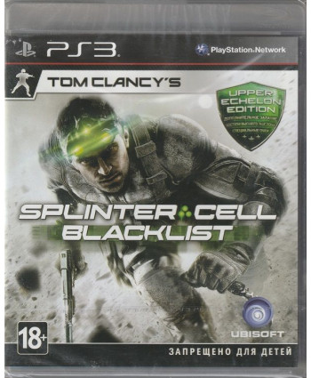 игра Tom Clancy's Splinter Cell: Blacklist Upper Echelon Edition Русская версия (PS3)