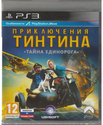 игра Приключения Тинтина: Тайна Единорога Русская Версия с поддержкой PlayStation Move (PS3)