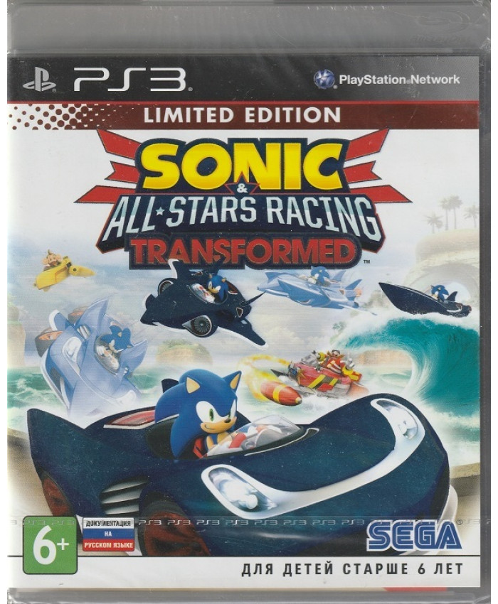 игра Sonic & All Star Racing Transformed Limited Edition (PS3)