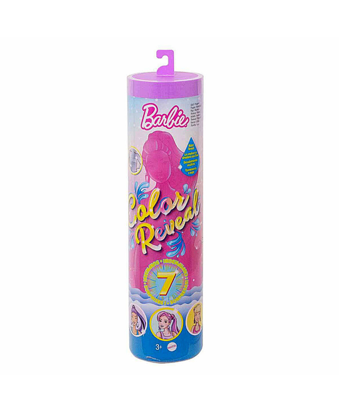 Barbie Color Reveal Кукла-сюрприз Волна 1 с розовой куклой и сюрпризами внутри GTR93