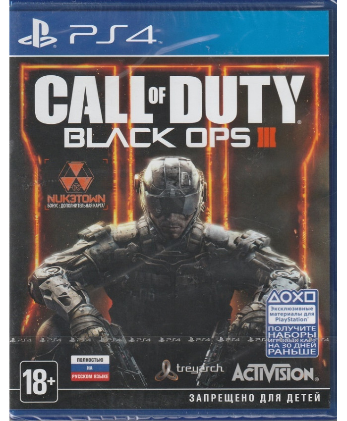 игра Call of Duty: Black Ops 3 (PlayStation4, русская версия)