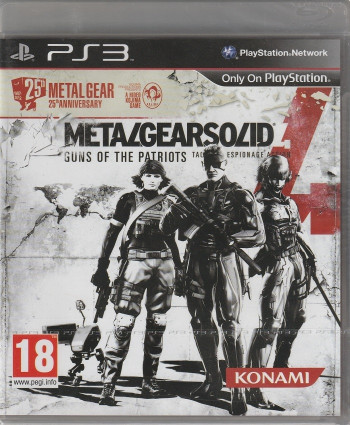 игра Metal Gear Solid 4: Guns of the Patriots. 25th Anniversary (PS3)
