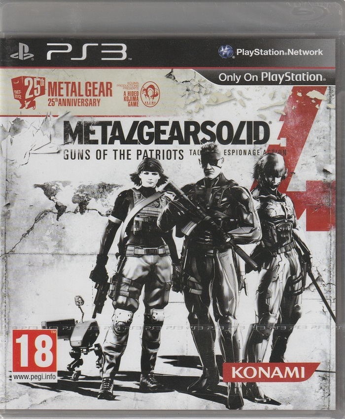 игра Metal Gear Solid 4: Guns of the Patriots. 25th Anniversary (PS3)