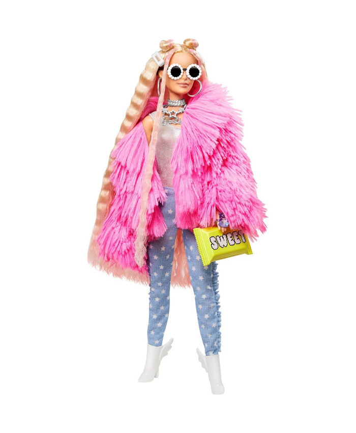 Кукла Barbie Extra коллекционная с единорогом Барби Экстра GRN28