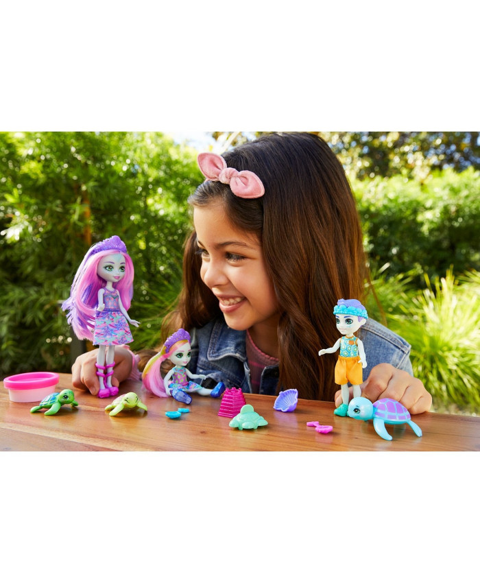Набор игровой Enchantimals Семья Тинсли Черепаши с аксессуарами HCF95