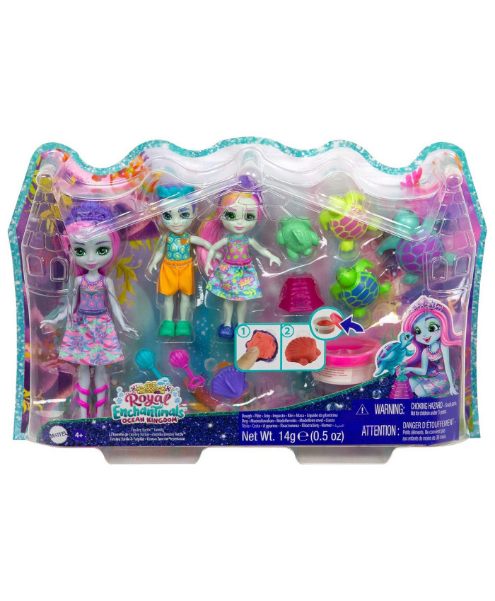 Набор игровой Enchantimals Семья Тинсли Черепаши с аксессуарами HCF95