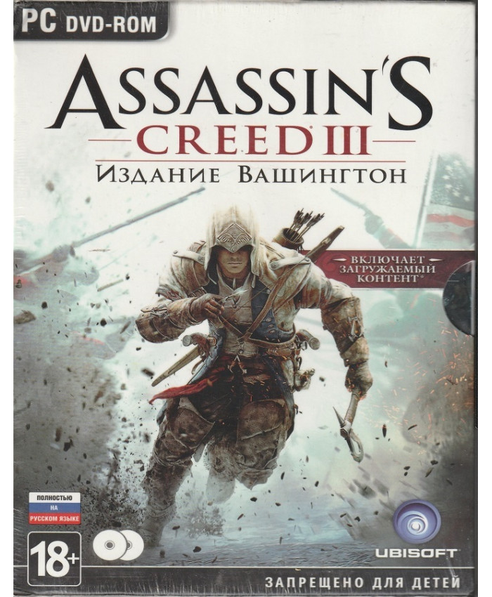 игра Assassin's Creed 3 (III) Издание Вашингтон Русская Версия Box (PC)