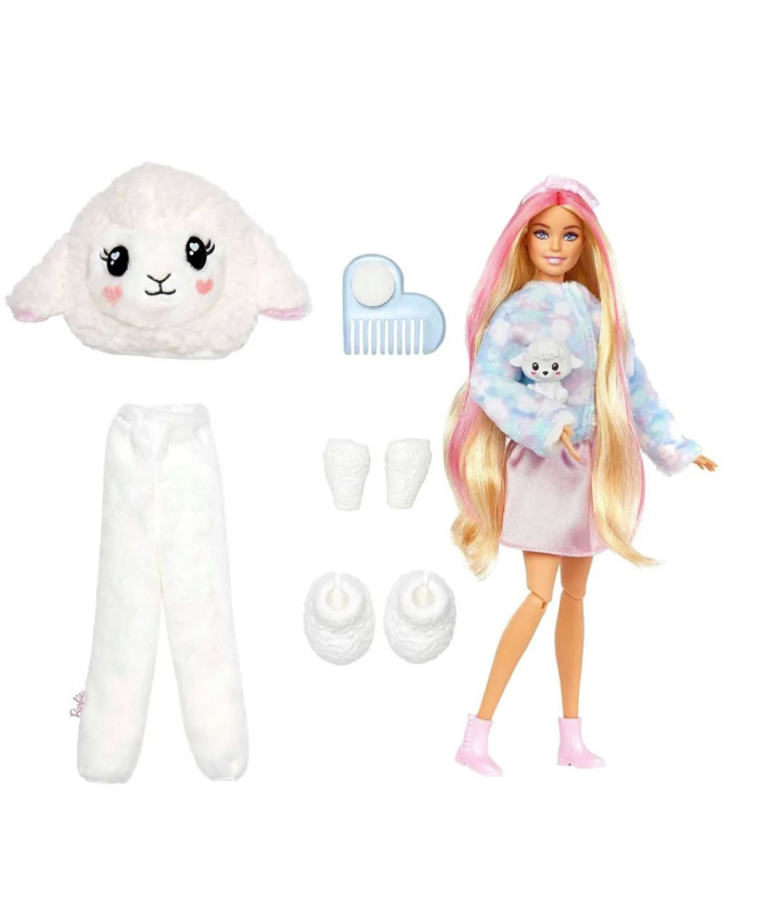 Кукла Barbie Cutie Reveal Милашка-проявляшка Овечка HKR03