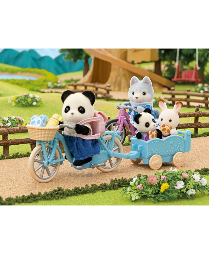 Sylvanian Families Набор Прогулка на велосипеде и катание на роликах