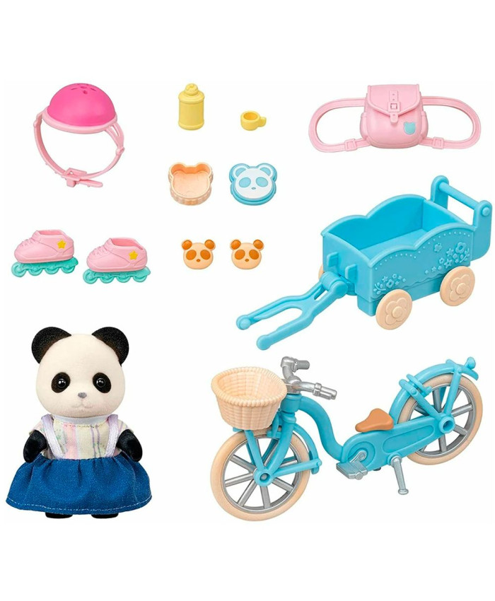 Sylvanian Families Набор Прогулка на велосипеде и катание на роликах