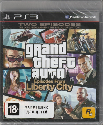 игра Grand Theft Auto: Episodes from Liberty City (PS3)
