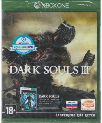 Dark Souls III + код Dark Souls Русские субтитры (Xbox one)