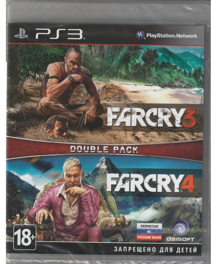 игра Far Cry 3 + Far Cry 4 Русская версия (PS3)