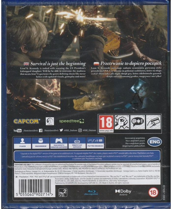 Resident Evil 4 Remake (PS4)
