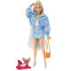 Кукла Barbie Экстра в джинсовой куртке HHN08