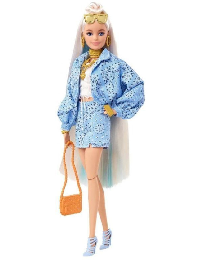 Кукла Barbie Экстра в джинсовой куртке HHN08