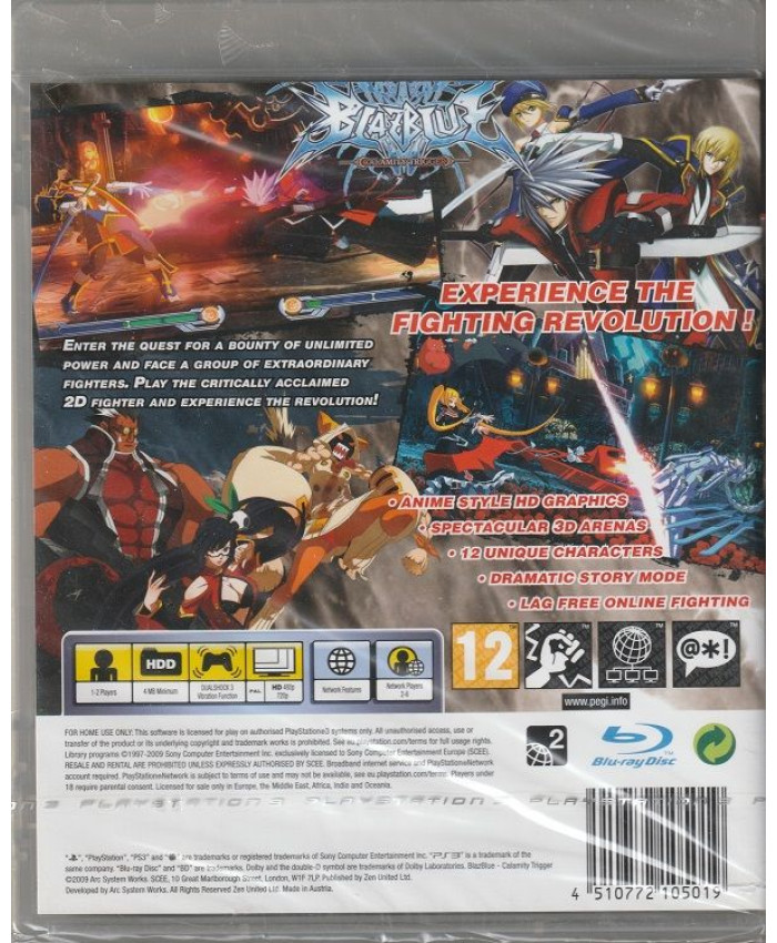 Blazblue: Calamity Trigger (PS3)