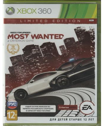 игра Need For Speed Most Wanted Limited Edition (Xbox 360, русская версия)