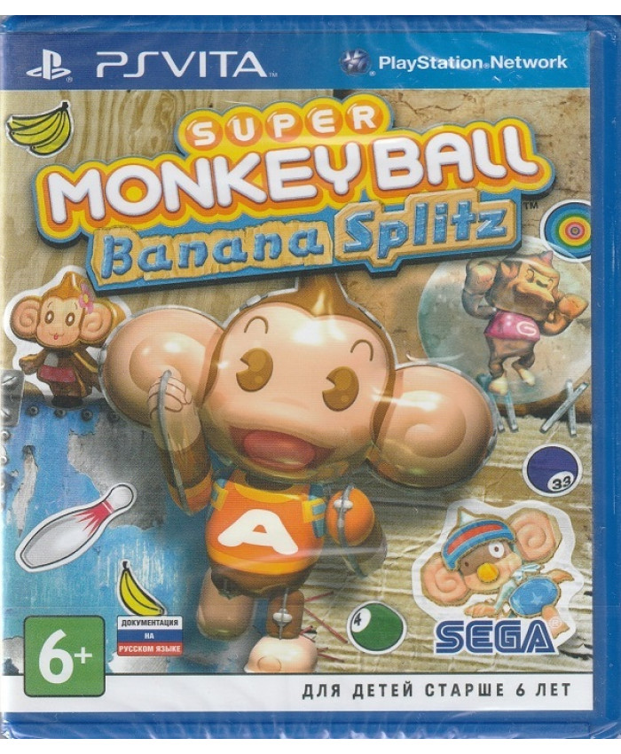 игра Super Monkey Ball: Banana Splitz (PS Vita)