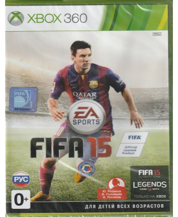 игра FIFA 15 (Xbox 360, русская версия)