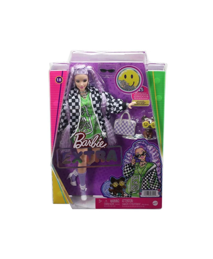 Кукла Barbie Экстра в спортивной куртке HHN10