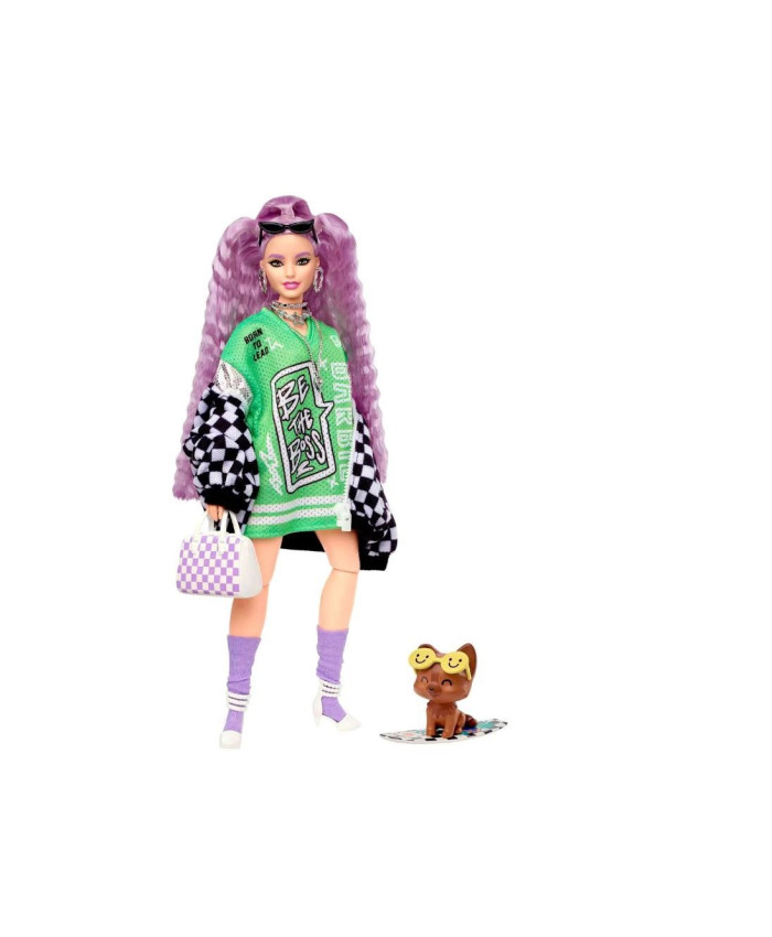 Кукла Barbie Экстра в спортивной куртке HHN10