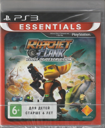 игра Ratchet & Clank: Tools of Destruction (PlayStation 3, Английская версия)
