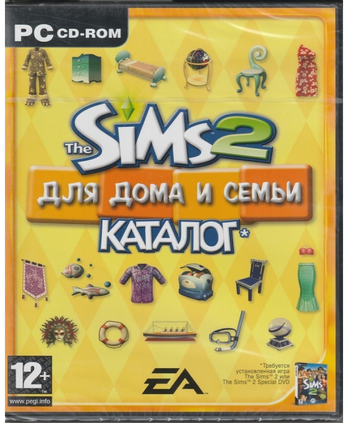 игра The Sims 2 Для дома и Cемьи Каталог Русская Версия Box (PC)